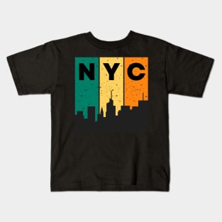 New York City Skyline Kids T-Shirt